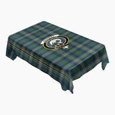 Kennedy Modern Tartan Crest Tablecloth